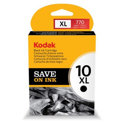 Kodak 10XL High Yield Ink Cartridge, Black Single Pack, 3949922 Kodak 10XL High Yield Ink Cartridge, Black Single Pack, 3949922